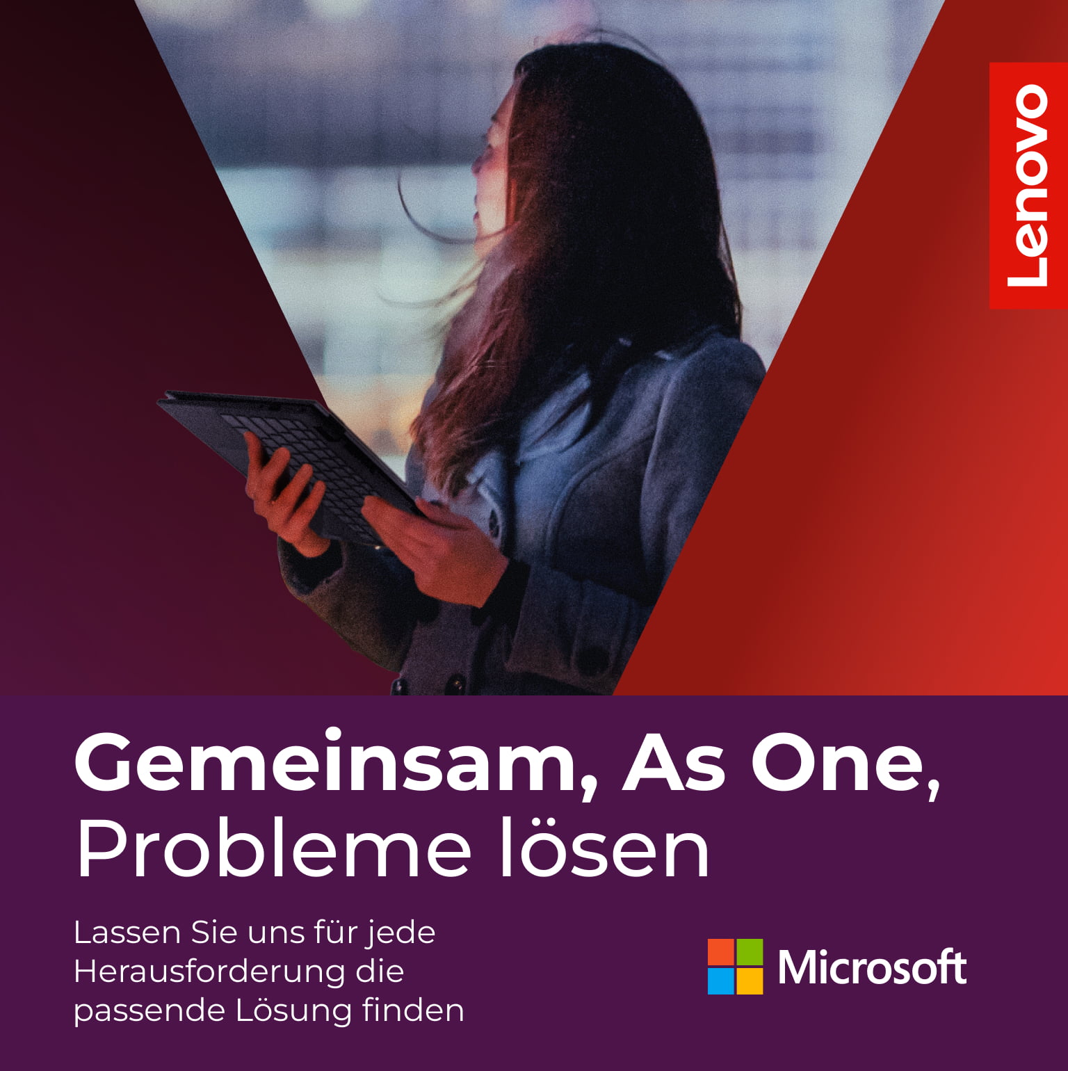 Gemeinsam, As One, Probleme lösen. Lassen Sie uns für jede Herausforderung die passende Lösung finden.