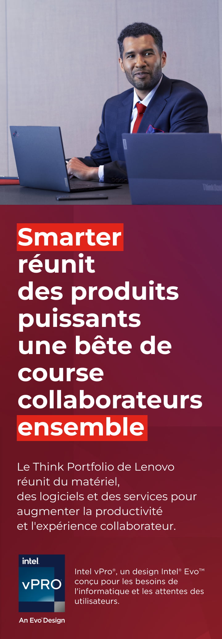 Smarter r&eacute;unit des produits puissants une b&ecirc;te de course collaborateurs ensemble